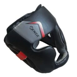 Benza Bazooka Series Sparring Head Guard : Black/Red -Martial Arts Supplies Bazooka boxing head guard 1