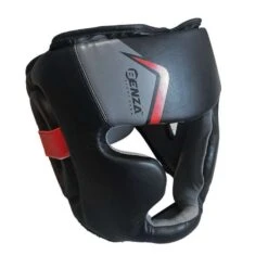 Benza Bazooka Series Sparring Head Guard : Black/Red -Martial Arts Supplies Bazooka boxing head guard 2