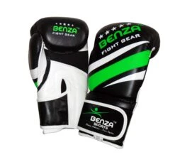 Advance Tech Boxing Glove Genuine Leather BLK/GRN