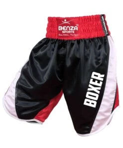 Boxing Shorts “Special Edition” Bottom Curve RED-BLK/WHT