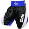 Boxing Trunks “Special Edition” Bottom Curve BLUE-BLK/WHT 2 Boxing Trunks “Special Edition” Bottom Curve BLUE-BLK/WHT -Martial Arts Supplies benza boxing short 4