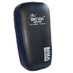 BENZA Booster Thai Kick Pads BLK/BLU -Martial Arts Supplies booster thai kick pads vinyl blue 4