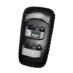 MMA Thai Kicking Pads BENZA BOOSTER BLK/GRY -Martial Arts Supplies booster thai kick pads vinyl grey 5