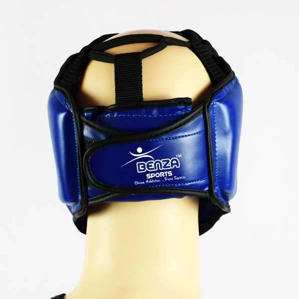 BENZA Boxing Competition Headgear – Open Face Blue Corner Headguard 5 BENZA Boxing Competition Headgear – Open Face Blue Corner Headguard - Image 3
