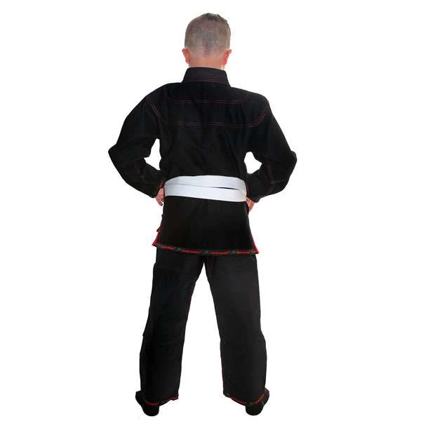 BENZA Contender Youth Competition Black BJJ Gi 4 BENZA Contender Youth Competition Black BJJ Gi - Image 2