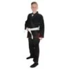 BENZA Contender Youth Competition Black BJJ Gi -Martial Arts Supplies competition brazilian jiu jitsu gi black ju818b 2