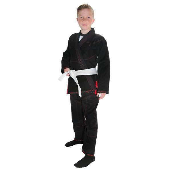 BENZA Contender Youth Competition Black BJJ Gi 3 BENZA Contender Youth Competition Black BJJ Gi