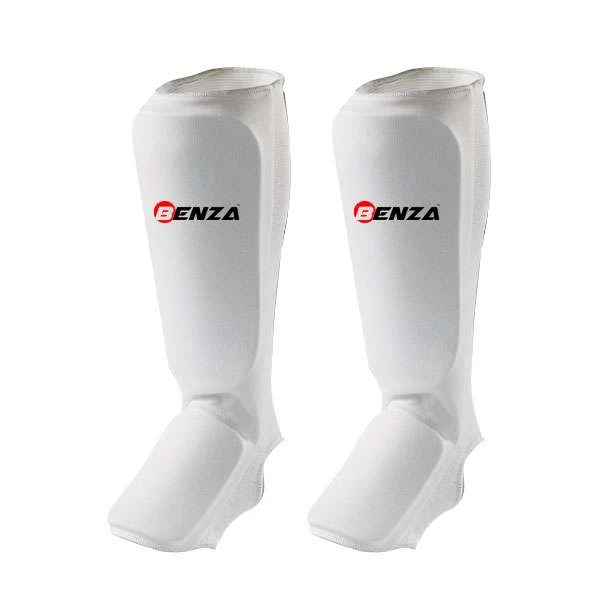 Cotton Shin Pads White With Instep For Karate, Taekwondo, Judo 5 Cotton Shin Pads White With Instep For Karate, Taekwondo, Judo - Image 3