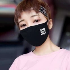 Custom Reusable Face Mask, Anti Dust Wind Proof, Triple Layer, Cotton -Martial Arts Supplies face mask your logo here 2