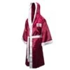Boxing Robe Full Length With Hood Colour: RED
