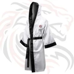 Boxing Robes For Competition Full Length Colour: White