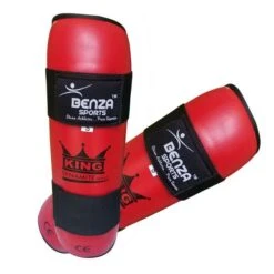 ITF Shin Guard – King Dynamite Series -Martial Arts Supplies itf taekwondo shin guard red 1
