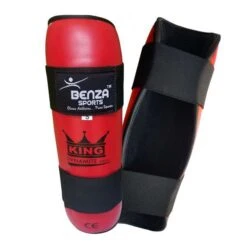 ITF Shin Guard – King Dynamite Series -Martial Arts Supplies itf taekwondo shin guard red 3