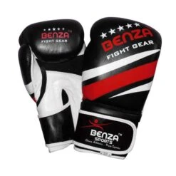 Thai Boxing Glove Advance Tech Genuine Leather BLK/RED