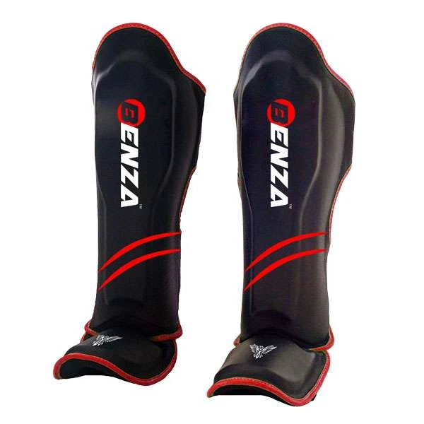 Muay Thai Shin Guard Black For Competition & Training 3 Muay Thai Shin Guard Black For Competition & Training
