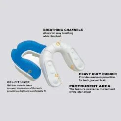 Polaris MMA, Boxing, Muaythai Mouth Guard Gel Fit A+ Protection -Martial Arts Supplies polaris mouth guard white 2