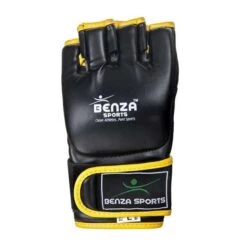 Pro Fight MMA Training Glove BLK/YLW -Martial Arts Supplies pro fight mma glove ylw 2