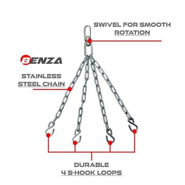 BENZA Heavy Bag Stainless Steel Chain With Swivel 5 BENZA Heavy Bag Stainless Steel Chain With Swivel - Image 3
