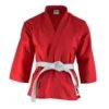 Red Karate Uniform Full Set With Belt -Martial Arts Supplies red karate gi jacket