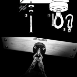 The Silencer Heavy Bag Mounting System -Martial Arts Supplies silencer heavy bag mounting system