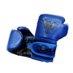 Solid Series 4 Ounce Toddler Boxing Glove – Blue -Martial Arts Supplies solid series 4oz boxing glove blue 2