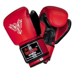 Training Boxing Gloves Solid Series 7 Training Boxing Gloves Solid Series -Martial Arts Supplies solid series red v935rb 2