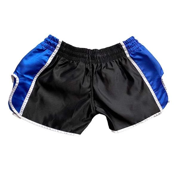 Muay Thai Short BLACK/BLUE With Thai Writing 4 Muay Thai Short BLACK/BLUE With Thai Writing - Image 2