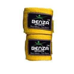 Boxing Knuckle Guard Hand Wrap Yellow Color 180 Inches